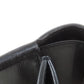 CELINE Bifold Wallet leather black Triomphe Flap Women Used Authentic