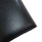 CELINE Bifold Wallet leather black Triomphe Flap Women Used Authentic