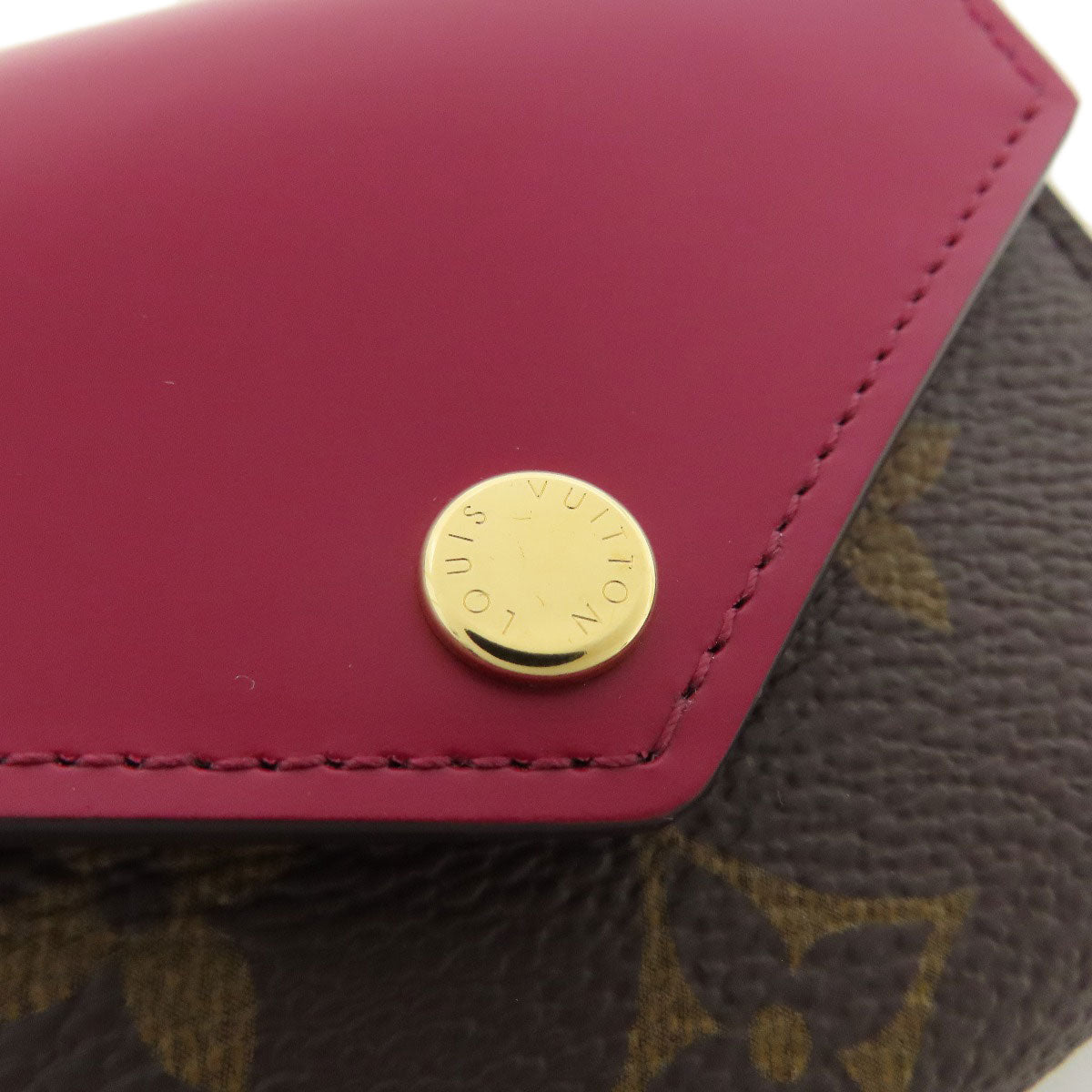 LOUIS VUITTON Bifold Wallet M62932 Monogram canvas Brown Portefeuille Zoe Women Used Authentic