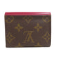 LOUIS VUITTON Bifold Wallet M62932 Monogram canvas Brown Portefeuille Zoe Women Used Authentic
