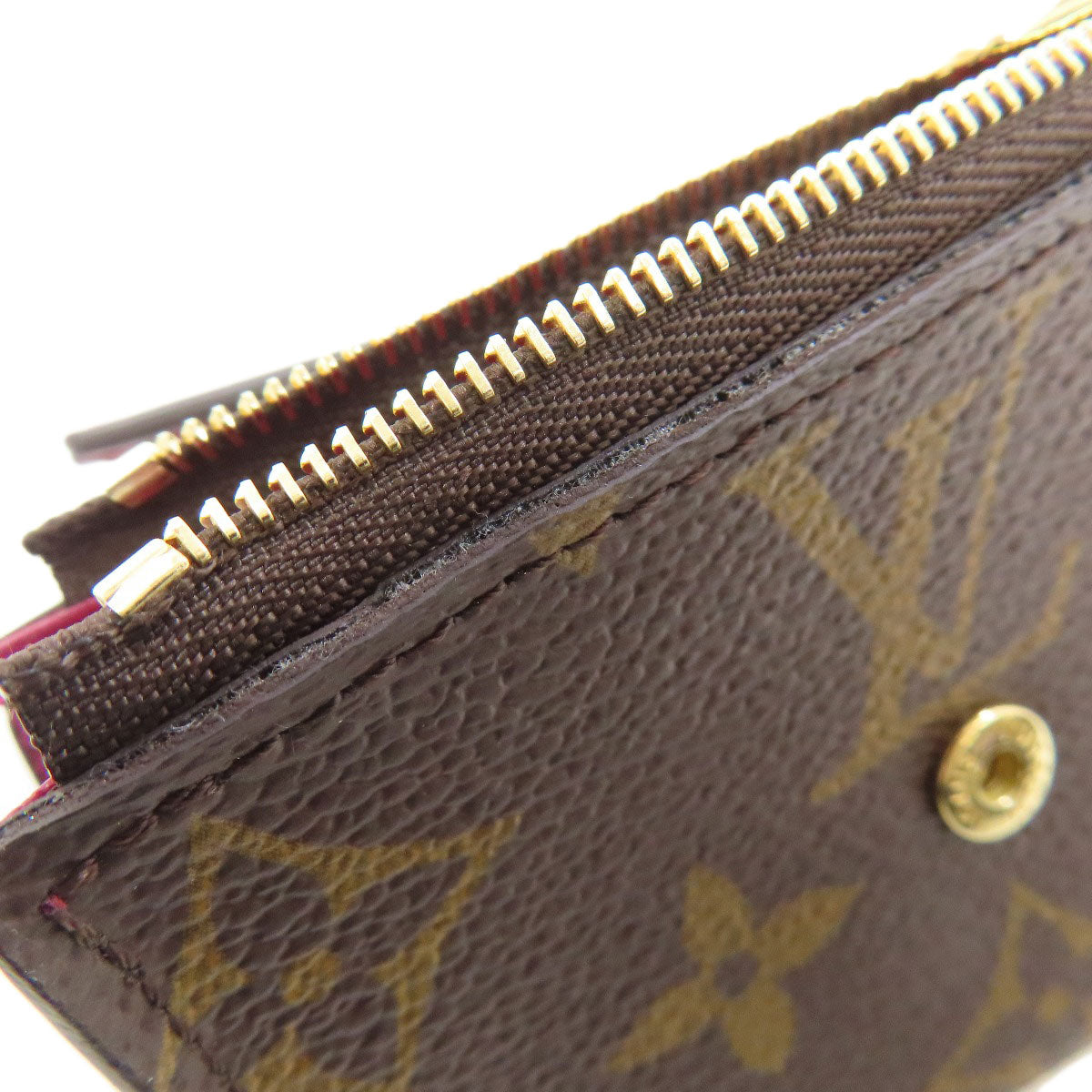 LOUIS VUITTON Bifold Wallet M62932 Monogram canvas Brown Portefeuille Zoe Women Used Authentic