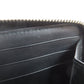 GUCCI Long Wallet Purse 408831 PVC black GG Supreme Shelly Line mens Used Authentic