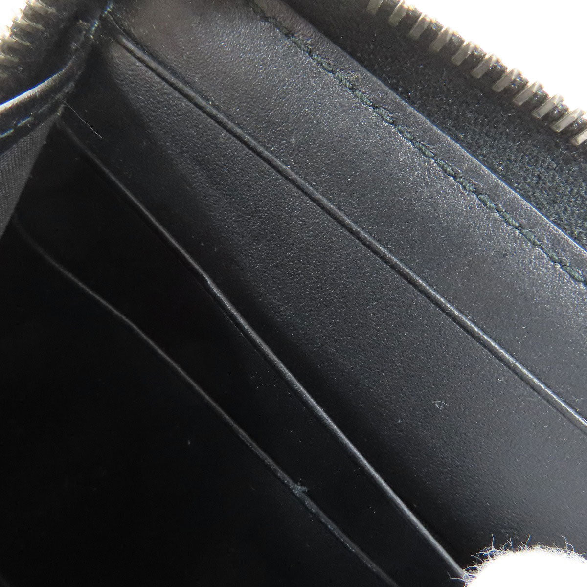 GUCCI Long Wallet Purse 408831 PVC black GG Supreme Shelly Line mens Used Authentic
