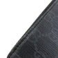 GUCCI Long Wallet Purse 408831 PVC black GG Supreme Shelly Line mens Used Authentic