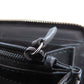 GUCCI Long Wallet Purse 408831 PVC black GG Supreme Shelly Line mens Used Authentic