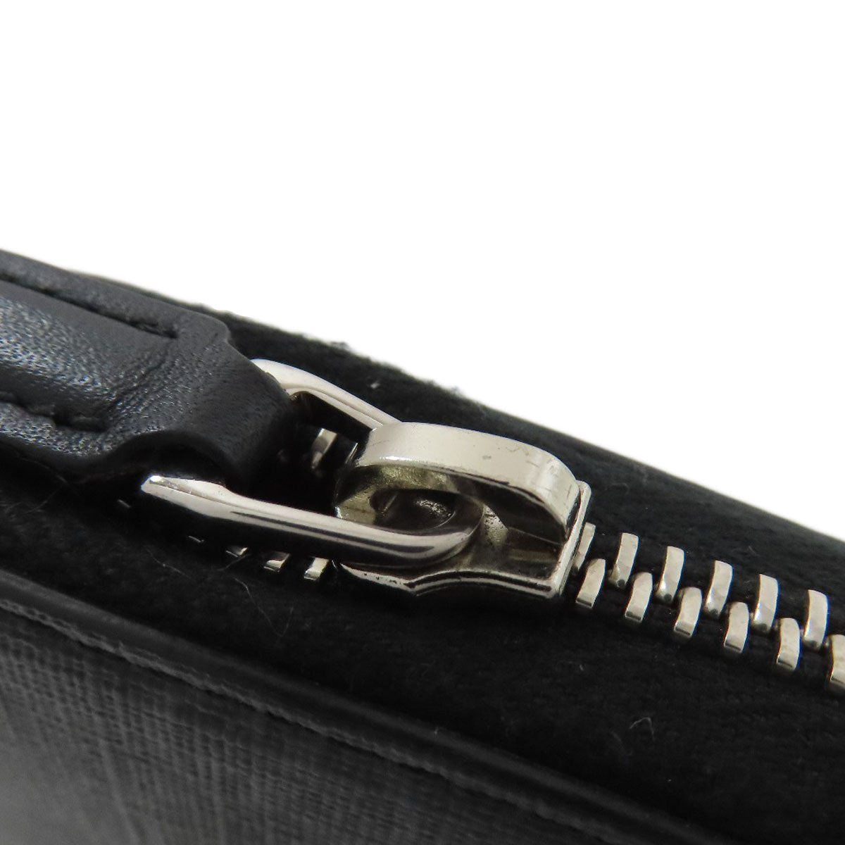 GUCCI Long Wallet Purse 408831 PVC black GG Supreme Shelly Line mens Used Authentic