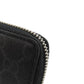 GUCCI Long Wallet Purse 408831 PVC black GG Supreme Shelly Line mens Used Authentic