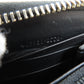 GUCCI Long Wallet Purse 408831 PVC black GG Supreme Shelly Line mens Used Authentic