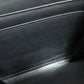 CELINE Coin case leather black Triomphe