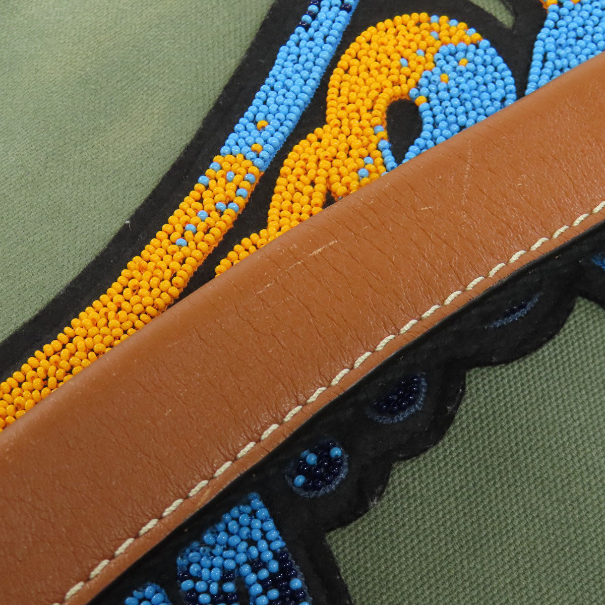 LOEWE Tote Bag canvas green Paula's Ibiza