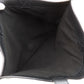 FENDI Tote Bag leather black logo Women Used Authentic