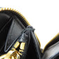 PRADA Long Wallet Purse 1ML506 Calfskin black Zip Around embossing Women Used Authentic