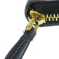 PRADA Long Wallet Purse 1ML506 Calfskin black Zip Around embossing Women Used Authentic