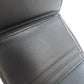 CELINE Bifold Wallet leather black Triomphe Flap Women Used Authentic
