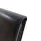 CELINE Bifold Wallet leather black Triomphe Flap Women Used Authentic