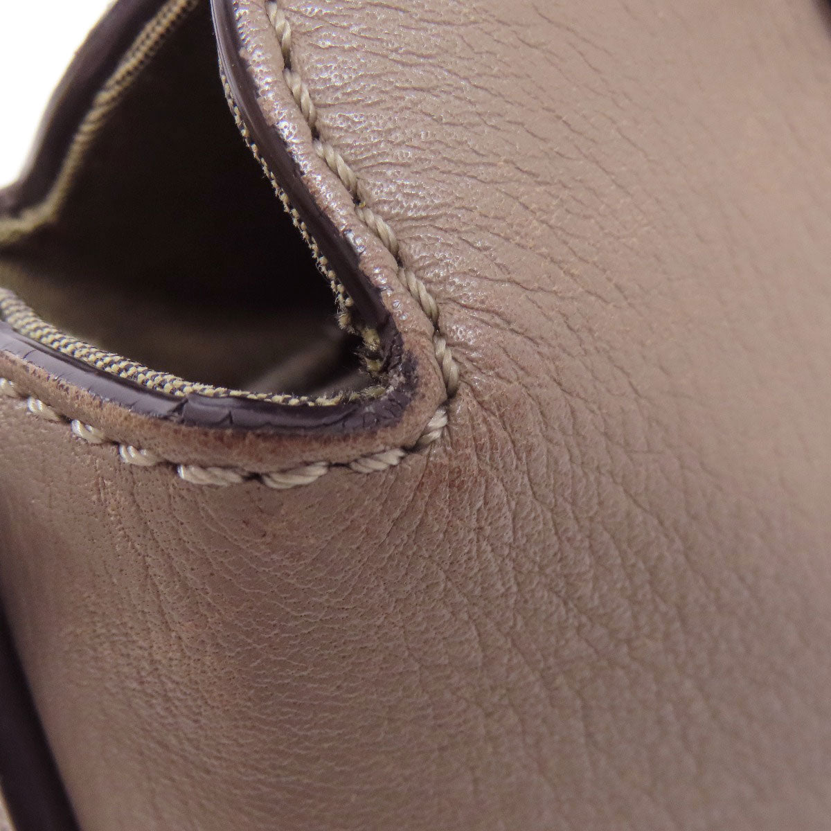 FENDI Handbag Calfskin Brown By the way 2WAY Women Used Authentic