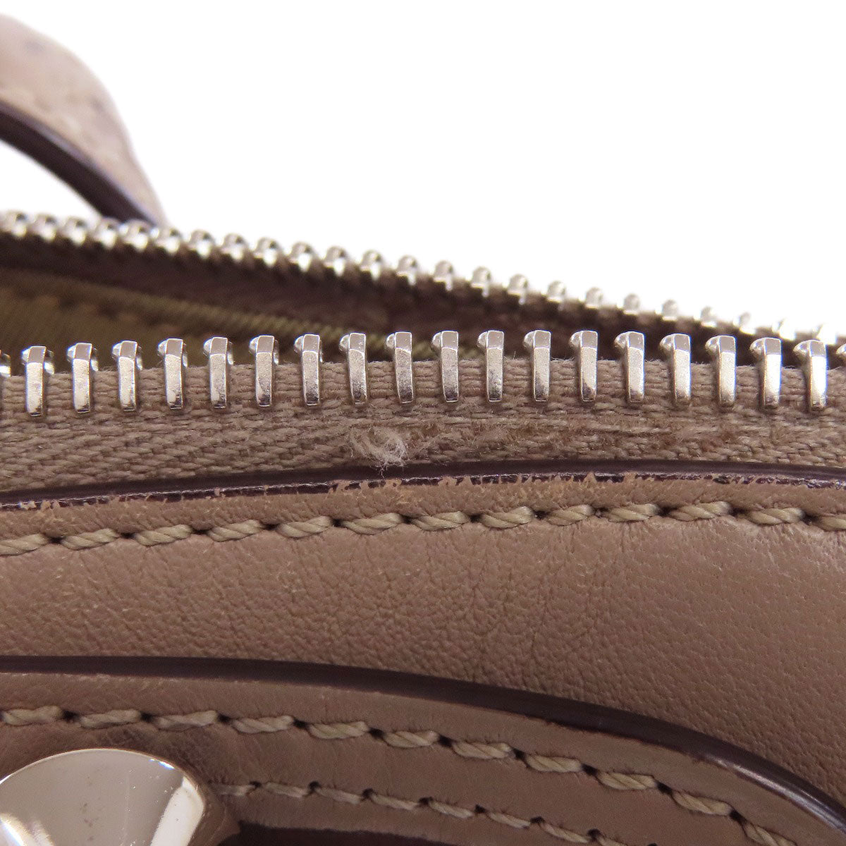 FENDI Handbag Calfskin Brown By the way 2WAY Women Used Authentic