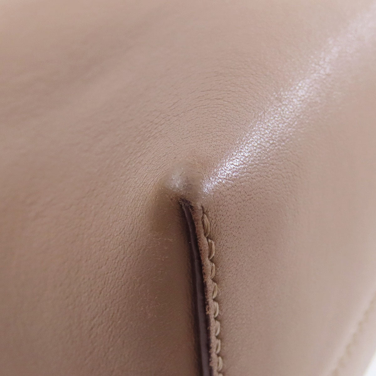 FENDI Handbag Calfskin Brown By the way 2WAY Women Used Authentic