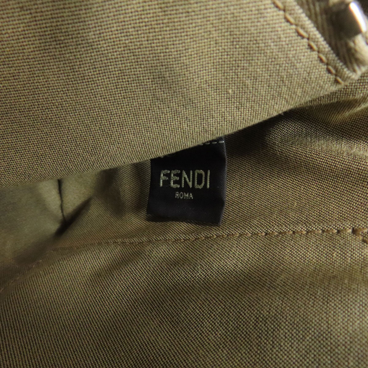 FENDI Handbag Calfskin Brown By the way 2WAY Women Used Authentic