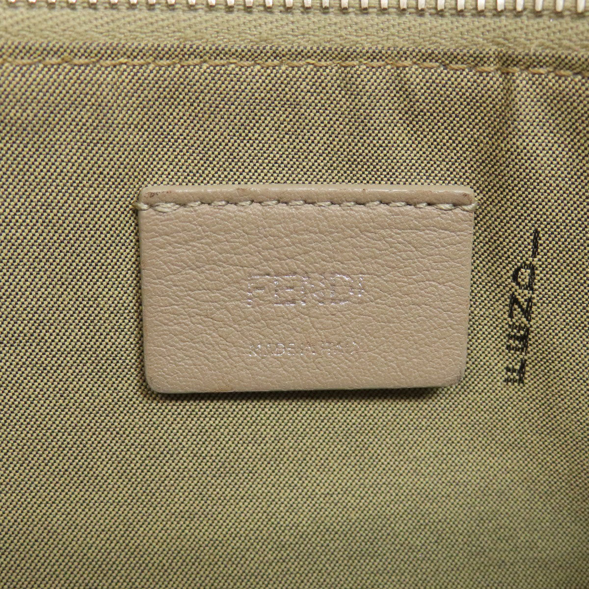 FENDI Handbag Calfskin Brown By the way 2WAY Women Used Authentic