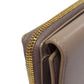 BALENCIAGA Bifold Wallet 753762 leather Brown logo Women Used Authentic