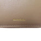 BALENCIAGA Bifold Wallet 753762 leather Brown logo Women Used Authentic