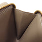 BALENCIAGA Bifold Wallet 753762 leather Brown logo Women Used Authentic