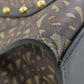 BURBERRY Tote Bag PVC Brown TB logo 2WAY