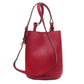 BURBERRY Shoulder Bag leather Red Long shoulder Women Used Authentic