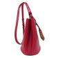 BURBERRY Shoulder Bag leather Red Long shoulder Women Used Authentic