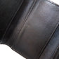 CHANEL Bifold Wallet Grained Calfskin Skin black Compact Wallet Matelasse Gold Metal Women Used Authentic