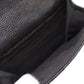 CHANEL Bifold Wallet Grained Calfskin Skin black Compact Wallet Matelasse Gold Metal Women Used Authentic