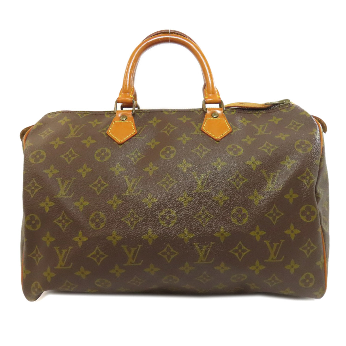 LOUIS VUITTON Boston Duffel bag M41524 Monogram canvas Brown Speedy 35