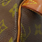 LOUIS VUITTON Boston Duffel bag M41524 Monogram canvas Brown Speedy 35