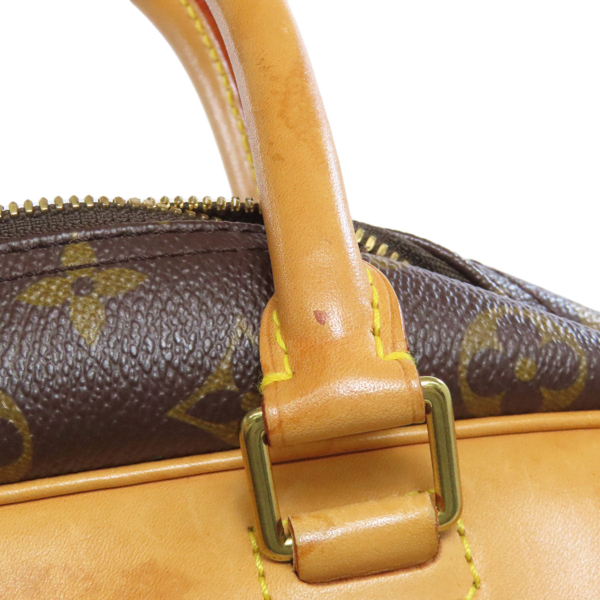 LOUIS VUITTON Boston Duffel bag M47270 Monogram canvas Brown Deauville