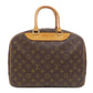 LOUIS VUITTON Boston Duffel bag M47270 Monogram canvas Brown Deauville