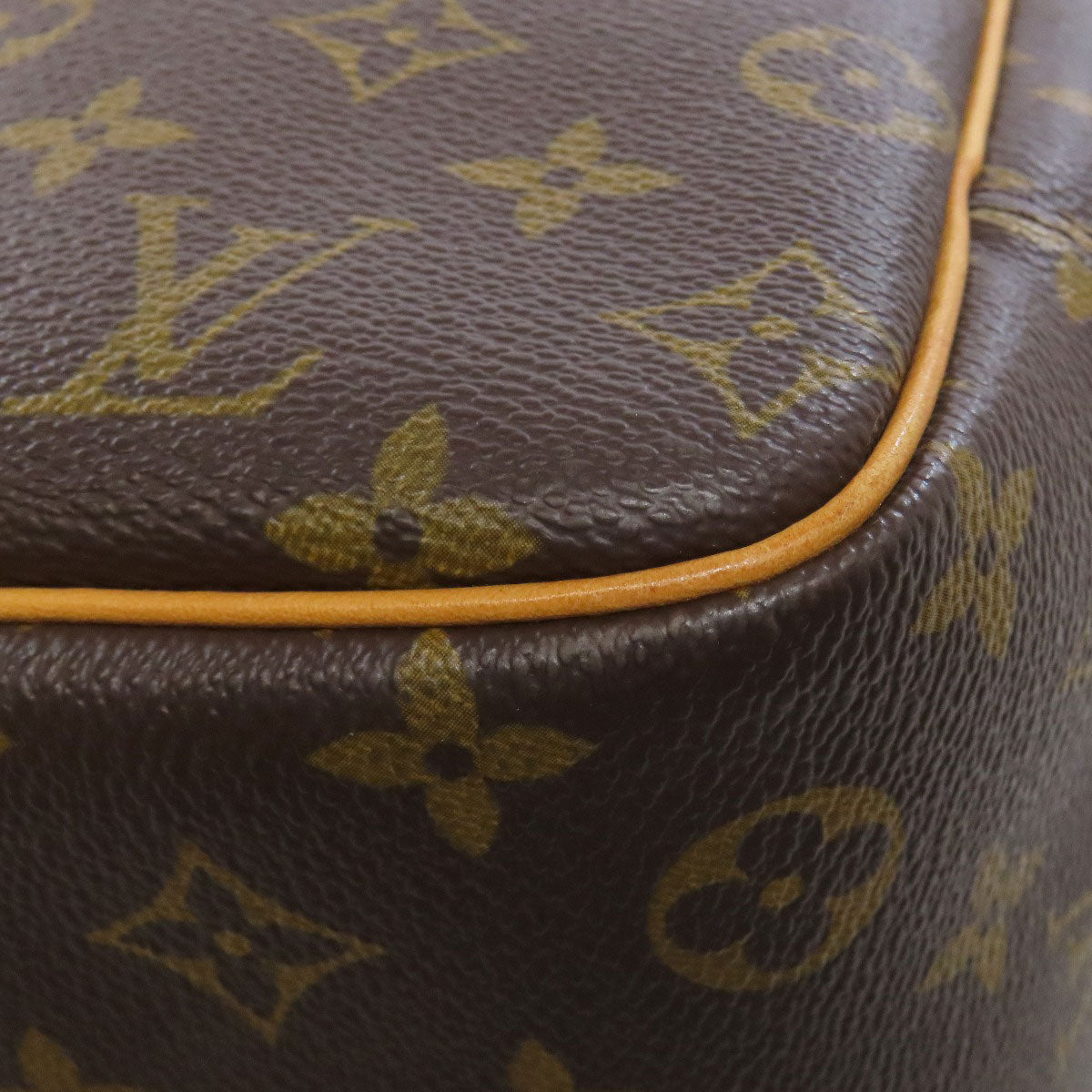 LOUIS VUITTON Boston Duffel bag M47270 Monogram canvas Brown Deauville