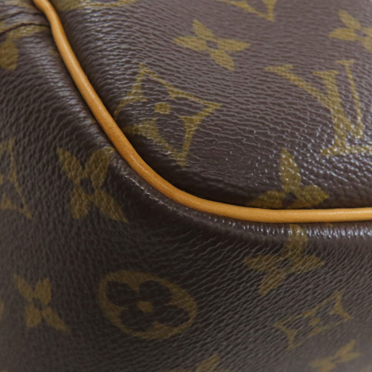 LOUIS VUITTON Boston Duffel bag M47270 Monogram canvas Brown Deauville