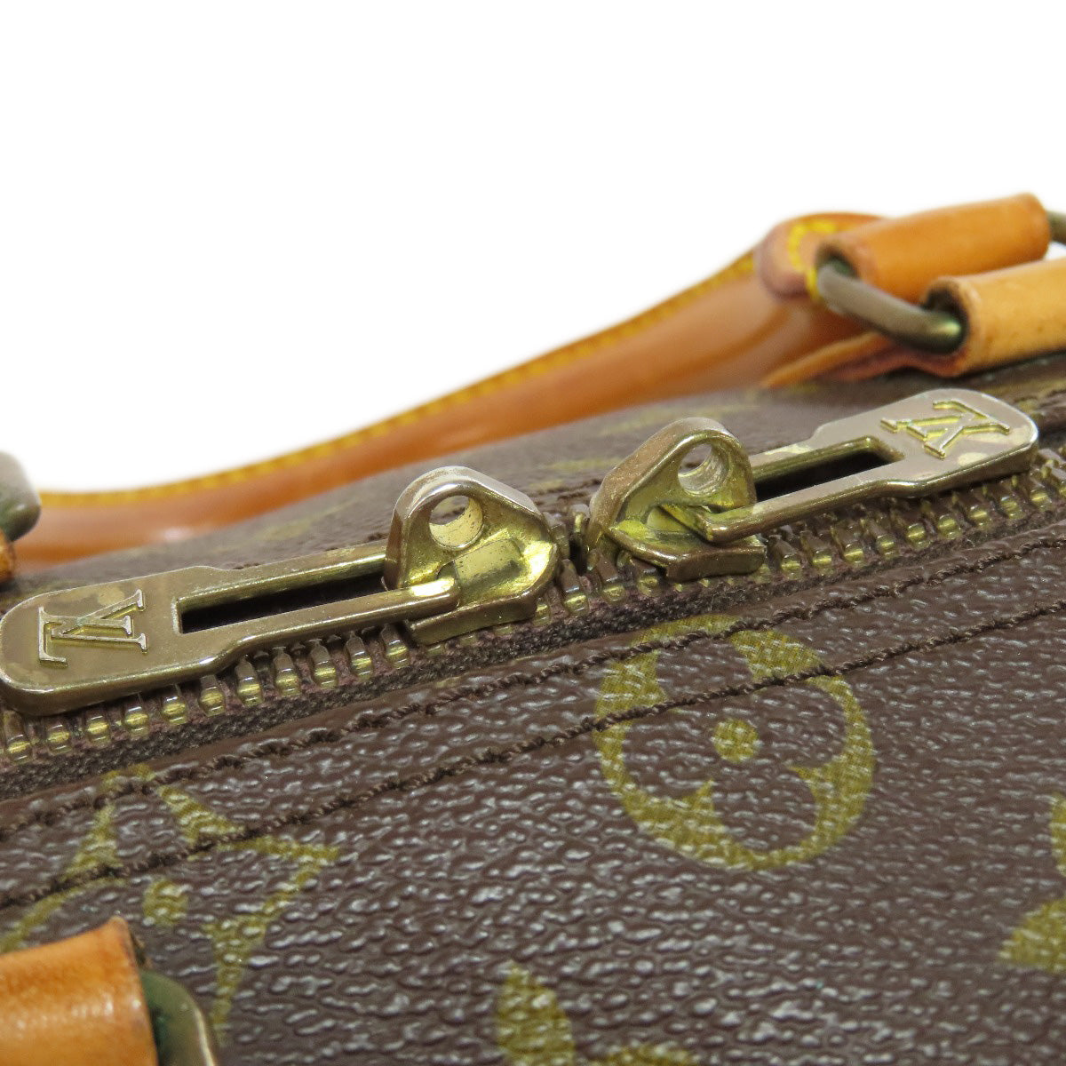 LOUIS VUITTON Boston Duffel bag M41428 Monogram canvas Brown Keepall 45
