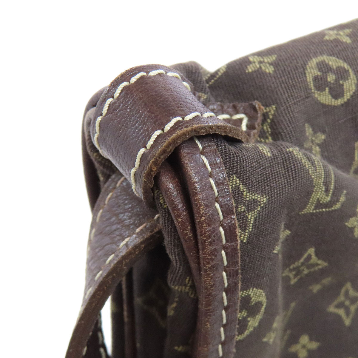 LOUIS VUITTON Shoulder Bag M95227 Monogram mini run Brown Saumur