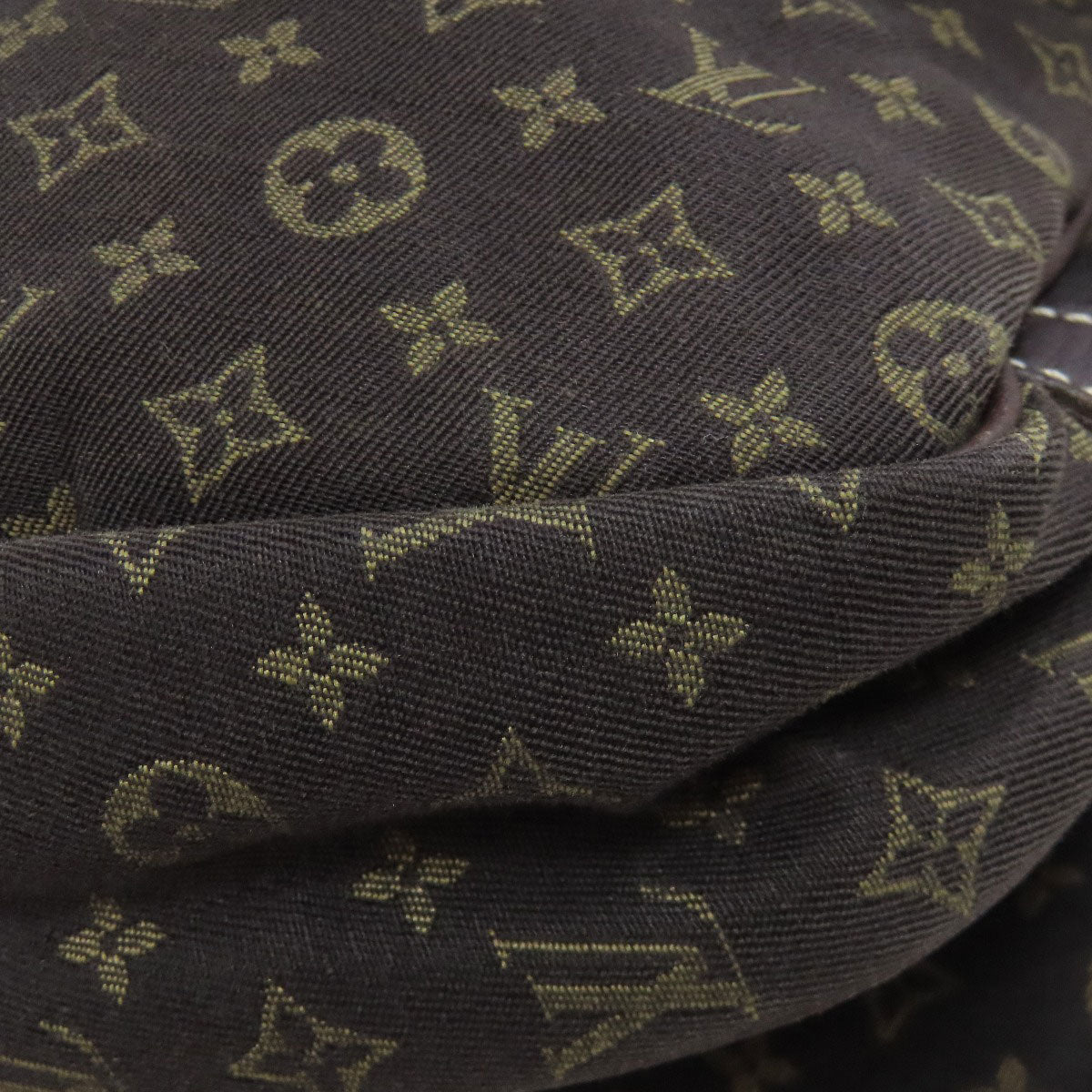 LOUIS VUITTON Shoulder Bag M95227 Monogram mini run Brown Saumur