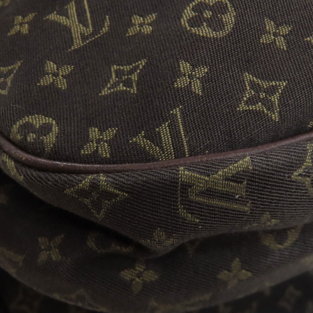 LOUIS VUITTON Shoulder Bag M95227 Monogram mini run Brown Saumur
