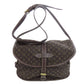 LOUIS VUITTON Shoulder Bag M95227 Monogram mini run Brown Saumur