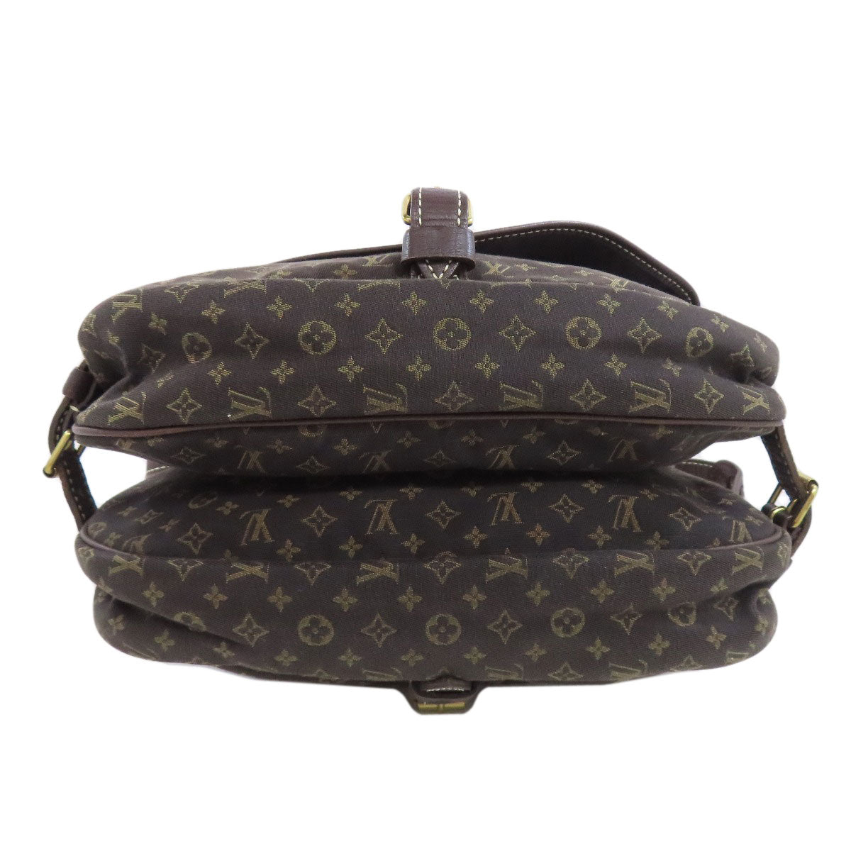 LOUIS VUITTON Shoulder Bag M95227 Monogram mini run Brown Saumur