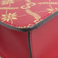 GUCCI Shoulder Bag 524405 leather Red Sylvie GG