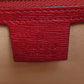 GUCCI Shoulder Bag 524405 leather Red Sylvie GG