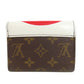 LOUIS VUITTON Bifold Wallet Monogram canvas Brown Portefeuille Victorine Kabuki