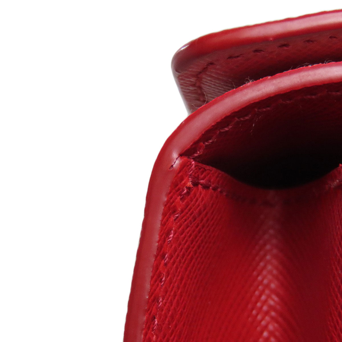 PRADA Handbag PVC Red Face Art