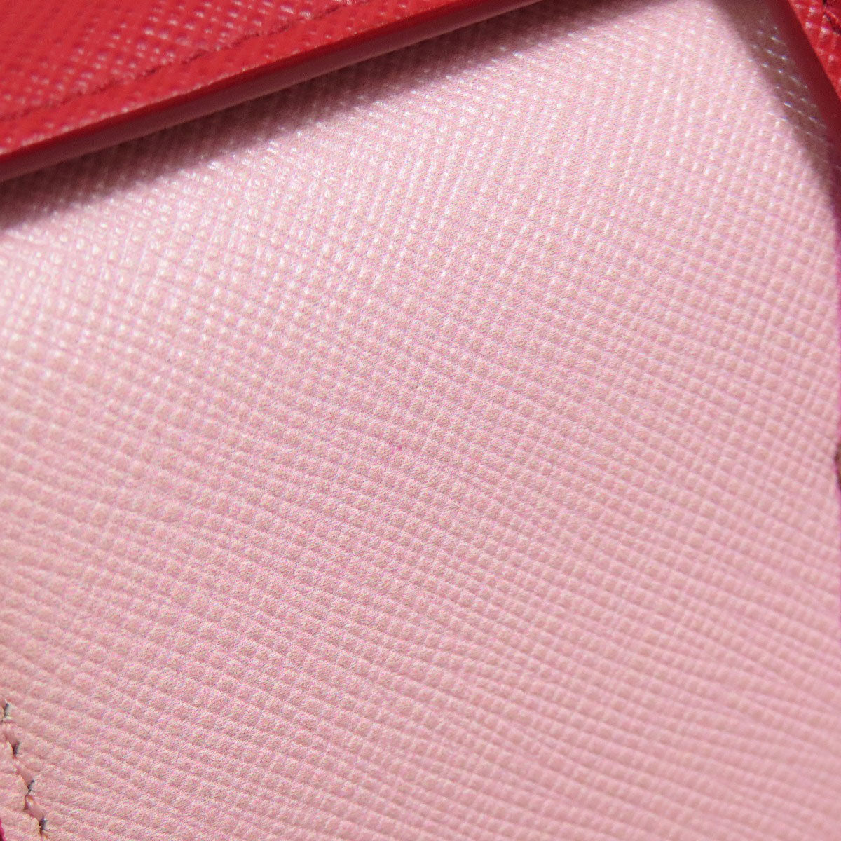 PRADA Handbag PVC Red Face Art