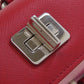 PRADA Handbag PVC Red Face Art